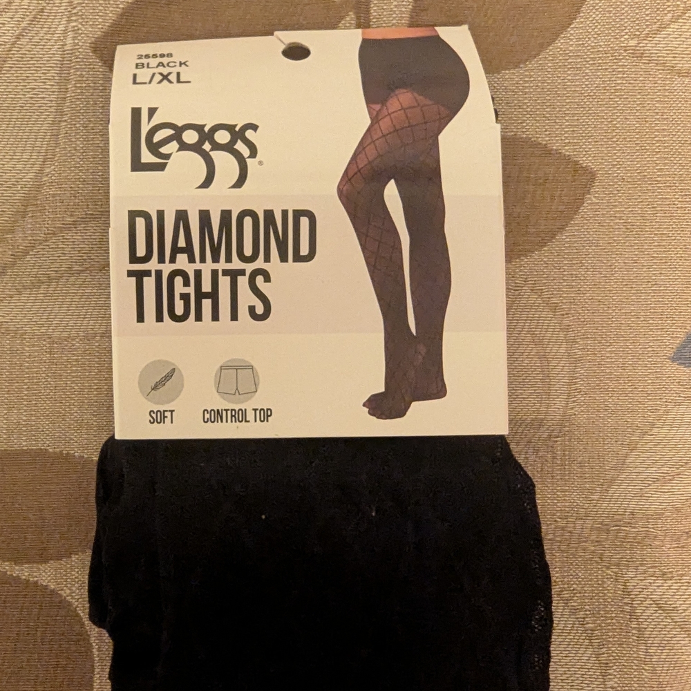 L'eggs Black Diamond Tights